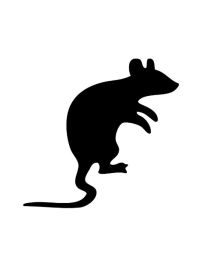 Tattoostencil ASA Mouse