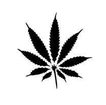 Tattoostencil ASA Weed Leaf