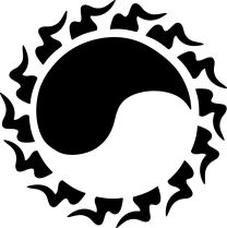 Tattoostencil ASA Ying Yang