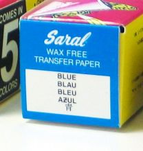 Saral Blauw Transfer paper